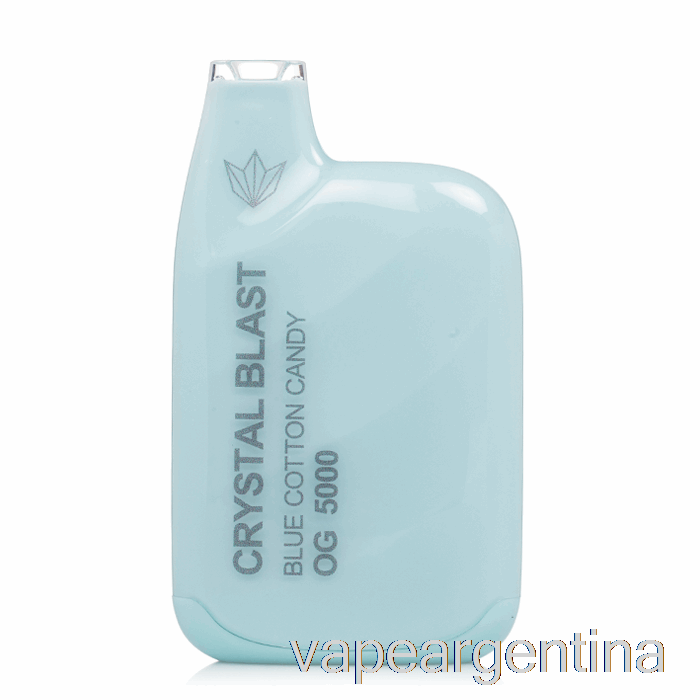 Crystal Blast Og5000 Vape Desechable De Algodón De Azúcar Azul Descartable